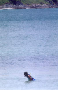 Snorkeling on Ko-Khaangkhaao beach